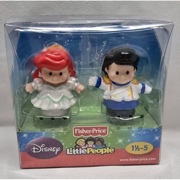 Fisher-Price Other - Fisher Price Disney “Little People Ariel & Prince Eric”  Walmart Exclusive - NEW